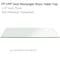 Fab Glass And Mirror 24in. x 40in. Clear Rectangle Glass Table Top, 1/2in. Thick Flat Edge Polished Tempered Radi T-24x40REC12THFLTE - alternate 1