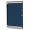 Ghent Enclosed Bulletin Board 42-1/8x27.75", 1 Door SILH20417 - alternate 1