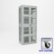 Pucel Heavy Duty Storage Cabinet, 36 in W x 78 in H x 24 in D, 4 Adjustable Shelves, Perforated, Gray HDSC-3672-24-4C-PERF - alternate 1