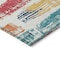 Homeroots 5' X 8' Ivory Teal Blue Orange And Red Striped Washable Indoor Outdoor Area Rug 616653 - alternate 9