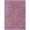 Homeroots 5' X 8' Pink And Lavender Medallion Washable Indoor Outdoor Area Rug 616287 - alternate 9
