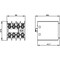 Siemens auxiliary switch, on the front, 1 NO + 3 NC, 53/54, 61/62, 71/72, 81/82 3RH2911-1GA13 - alternate 6