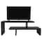 Leisuremod Orford TV Stand with MDF Shelves and Powder Coated Iron Legs, Ebony ORS88BL - alternate 10