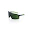 Jackson Safety Maxview+, Welding Safety Glasses, Anti-Fog & Anti-Scratch, Shade 5 IR Lens, Black/Green Frame 60001 - alternate 1