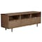 Homeroots 64in Sand Solid Wood Open shelving TV Stand 404261 - alternate 6
