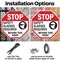 Signmission Stop Safety Glasses Required Beyond, 10 Inch X 10 Inch, Aluminum Metal Signs OC-A-10-308 - alternate 6