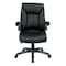 Office Star Products FL Series Faux Leather Mid Back Mgrs Chair, Black FLH24987-U6 - alternate 7