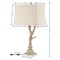 Jonathan Y Antler 29.5" Rustic Resin/Crystal LED Table Lamp, Beige/Clear JYL6306B - alternate 11