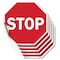 Signmission Stop, 4 inch X 4 inch, Vinyl Decal, 5PK OC-D-5PACK-4-71 - alternate 1
