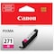 Canon CLI-271 Original Standard Yield Inkjet Ink Cartridge, Magenta CLI-271M - alternate 1