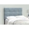 Monarch Specialties Bed, Twin Size, Upholstered, Frame Only, Youth, Teen, Juvenile, Light Blue Velvet, Transitional I 5919T - alternate 2