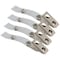 Sicurix Button ID Badge Strap Clips, 100PK 68010 - alternate 1