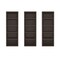 Manhattan Comfort Rivington 28in Open Bookcase in Dark Walnut - Set of 3 3-BC003-BR - alternate 9