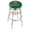 Holland Bar Stool Co 30" Chrome 2-Ring Marshall Swivel Bar Stool, Accent Ring L7C3C30Mrshll - alternate 1