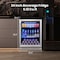 Yeego 24 in. Single Zone 180-Cans Beverage Refrigerator YG-BS24R-23 - alternate 8