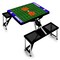 Picnic Time Family Of Brands Clemson Tigers - Football Field - Picnic Table Portable Folding Table, Black 811-00-175-105-0 - alternate 1