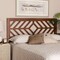 Baxton Studio Olsen Wood Headboard with Geometric Cutout Design, Full 265-14462-ZORO - alternate 6