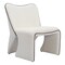Homeroots 29" Ivory Faux Shearling And Upholstered Side Chair 572298 - alternate 9