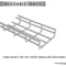 Kable Kontrol Stainless Steel Wire Mesh Cable Tray - 2 in W x 2 in D x 10 ft L, 36PK KK-2X2X10-304SS-36 - alternate 7