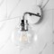Jonathan Y Sandrine 6.5" 1-Light Iron/Seeded Glass Cottage Rustic LED Vanity Light, Chrome JYL7526B - alternate 14