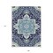 Homeroots 9' X 12' Navy Blue Ivory And Black Oriental Washable Indoor Outdoor Area Rug 600172 - alternate 9