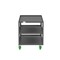Valley Craft Utility Cart, Steel, 2000 lb Load Capacity, 65 in L, 30 in W F89174GYPY - alternate 8