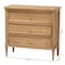 Bali & Pari Karmel Chest - 3-Drawer Storage Chest with Curved Front and Tapered Legs for Bedroom 272-14787-ZORO - alternate 9
