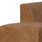 Homeroots 116" Brown Leather Sofa With Ottoman 641053 - alternate 7