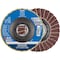 Pferd 4-1/2'' POLIVLIES AO Non-Woven Flap Disc - 7/8'' X-LOCK - Medium Grade 43304 - alternate 1