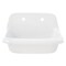 Kingston Brass 24" Ceramic Wall Mount Bathroom Sink, 8-Inch, 2 Hole, Glossy White GPLWS241715 - alternate 1