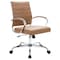 Leisuremod Benmar Leather Office Chair, Brown BO19BRL - alternate 1