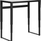 Homeroots Adjustable White and Black Wood and Metal Sled Computer Desk 490018 - alternate 10