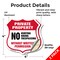 Signmission Private Property Shield Sign No Hunting, 4 inch X 4 inch, Vinyl Decal, 2PK SHI-D-2PACK-4-445 - alternate 5