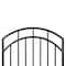 Nuvo Iron 33in Wx56in H Benitoite Gate Arched Rails, 36in W Opening, Self Close Hardware w/Double Side Handle IBGA3356 - alternate 9