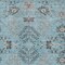 Homeroots 3' X 5' Sky Blue Gray And Charcoal Floral Washable Indoor Outdoor Area Rug 605485 - alternate 9