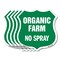 Signmission No Spray Shield Sign Organic Farm, 12 inch X 12 inch, Aluminum Metal Sign, 5PK SHI-A-5Pack-12-406 - alternate 1