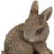 Homeroots Set of Three Brown Resin Bunny Outdoor Statues 721386 - alternate 8