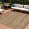Homeroots 9' X 12' Terra Cotta Copper And Gray Southwestern Washable Indoor Outdoor Area Rug 615990 - alternate 1