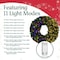Elf Stor Indoor/Outdoor Prelit Extra Large Christmas Wreath, Green, 60 in 50-200-60 - alternate 6