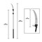 Zenport Telescopic Pole Saw with Pole, Extends 14.5-Feet, 6PK ZL795K - alternate 4