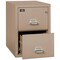 Fireking 2 Drawer, 2 Hr Fire & Impact Rated, Vertical, 32" depth Legal Taupe 2-2130-2TA - alternate 4