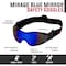 Bison Life Safety Goggles, Blue Lens, Anti-Fog & Anti-Scratch, Foam Padding, Venteding, Mirage Series SH-MRSG-BMLBKS-MS19 - alternate 8