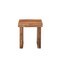 Homeroots 23" Brown Solid Wood Square Live Edge End Table 565308 - alternate 9