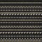 Homeroots 9' X 12' Black And Taupe Striped Washable Indoor Outdoor Area Rug 610520 - alternate 9