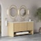 James Martin Vanities Marigot 72" Double Vanity, Sunwashed Oak, w/ 3 CM Siberian Silestone Top w/FreePower Wireless Charger D404-V72-SWO-FSFR - alternate 9