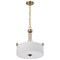 Nuvo Liam, 3 Light Pendant, Burnished Brass, White Opal Glass 60/8204 - alternate 1