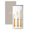 Mepra Fantasia Ice Gold Cheese Knives - 3 Pieces - Mustard 10O74403OI - alternate 1