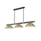 Z-Lite Vanguard Matte Black + Rubbed Brass 3 Light Billiard 3050-3MB-RB-SRB - alternate 8