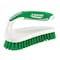 Libman Power Scrub Brush, 1 in L Trim, PET, Green, 2-1/2 in W Brush, 6.37 in OAL, Green/White 57 - alternate 1