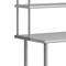 Flash Furniture Rawcliffe Work Table, 18 Gauge Stainless Steel Top Shelf and Double Overshelves and Undershelf NH-WT-2448-OSH-GG - alternate 8